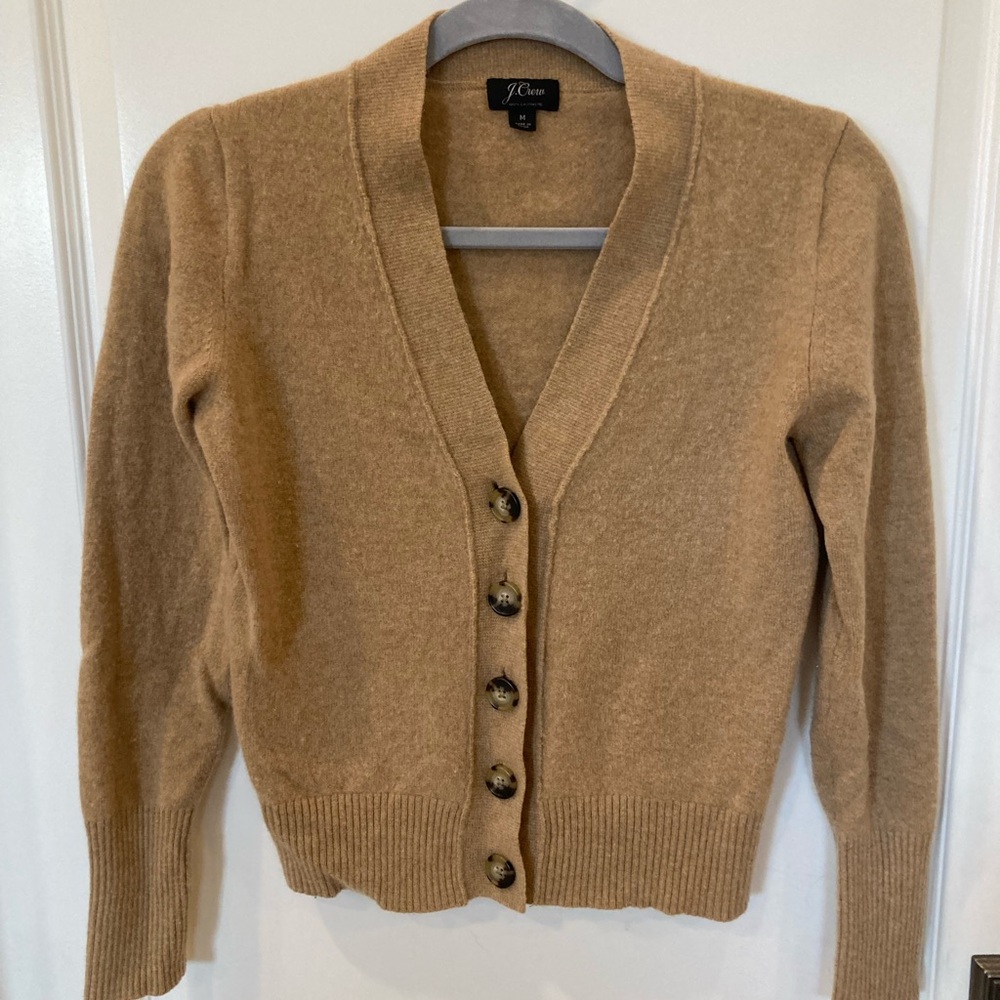 J. Crew 100% Cashmere Cardigan Sweater | M